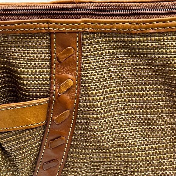 Vintage Fossil Women’s Shoulder Bag Purse brown Tan Leather - Picture 13 of 13